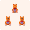 Buddy Unicorn Plush 3PCS