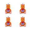 Buddy Unicorn Plush 4PCS
