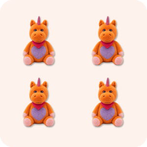 Buddy Unicorn Plush 4PCS