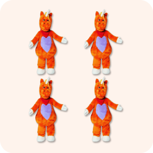 Buddy Unicorn Plush 4PCS